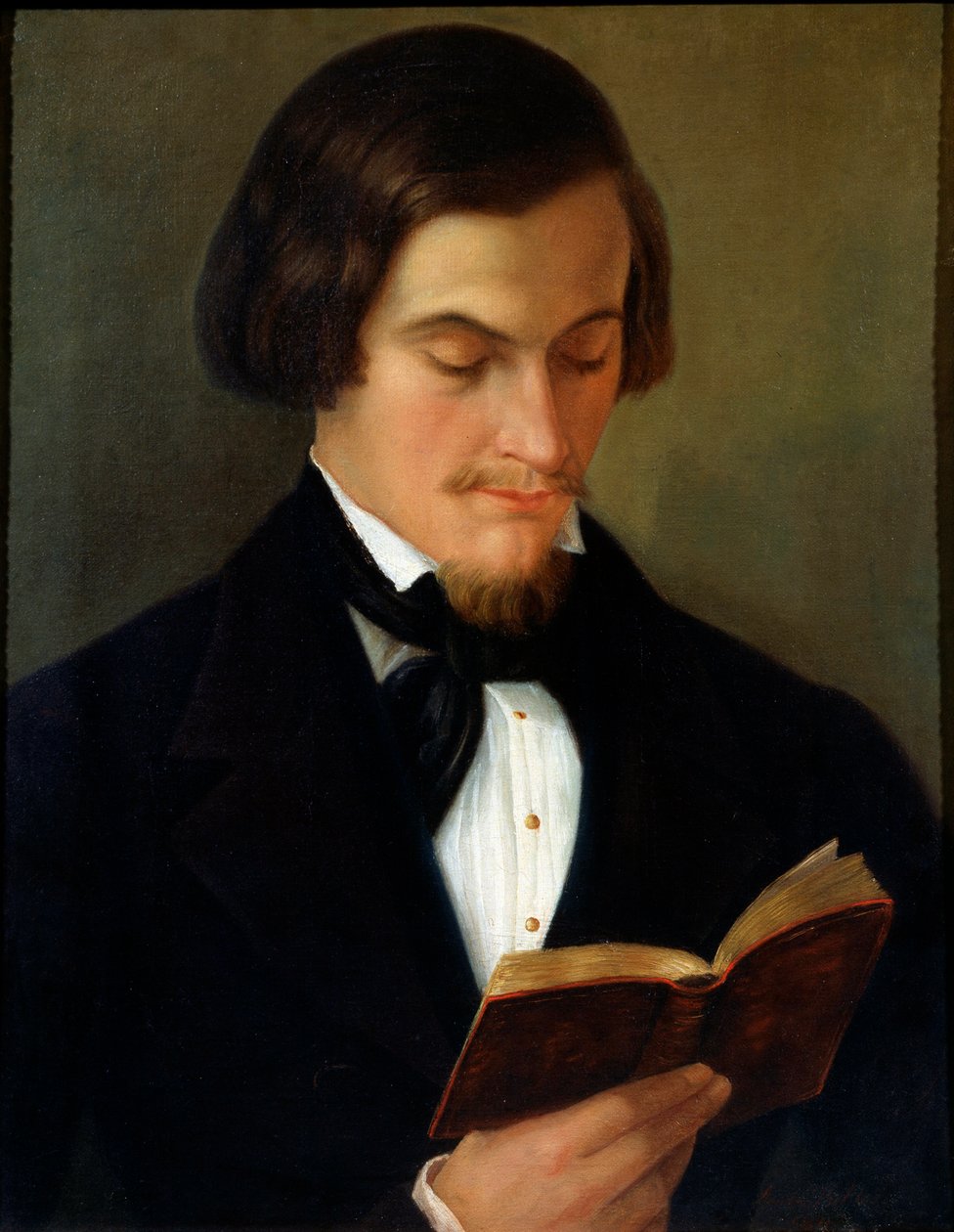 Heinrich Heine költő portréja, 1842 alkotó: Amalia Keller