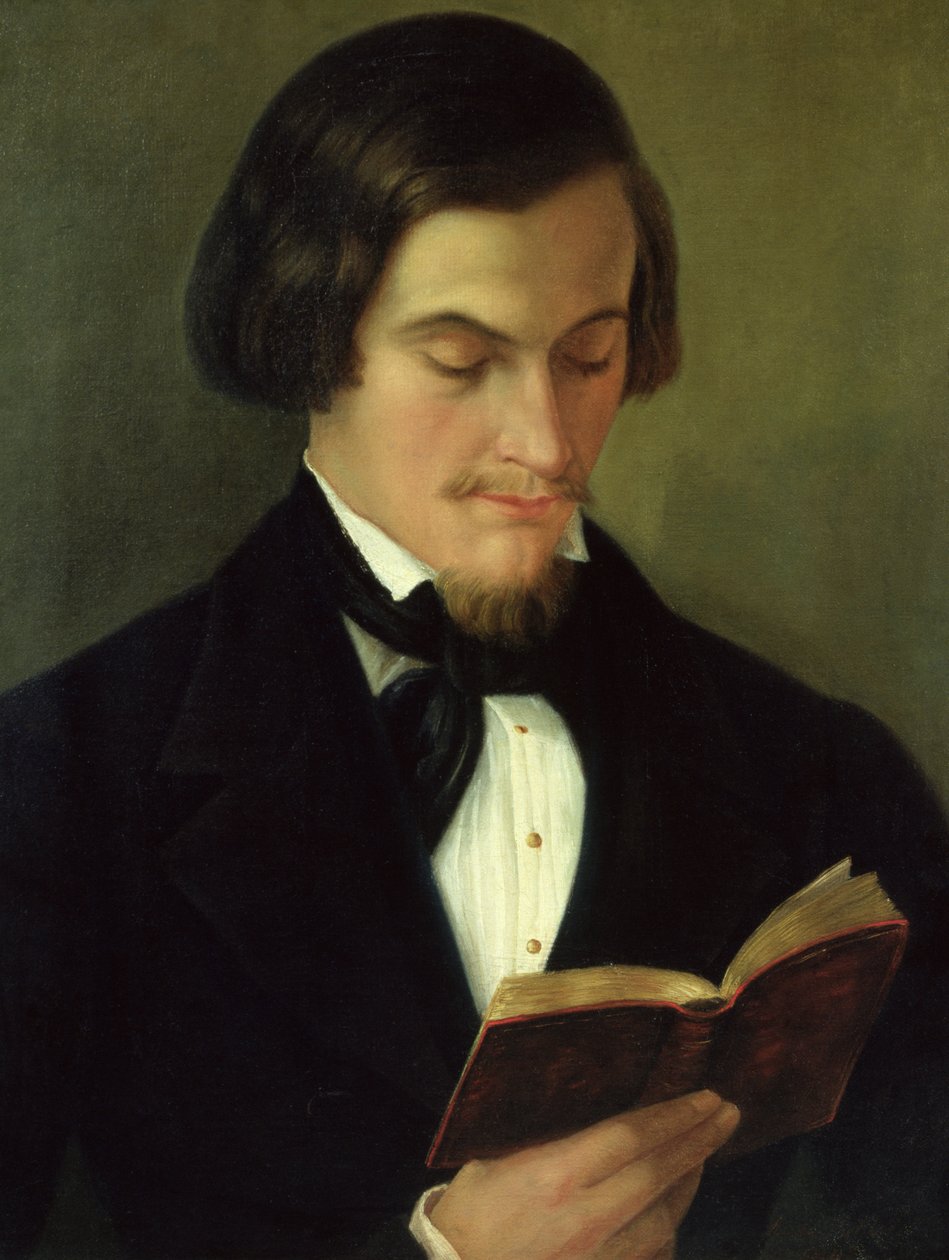 Heinrich Heine (1797-1856) költő portréja, 1842 alkotó: Amalia Keller