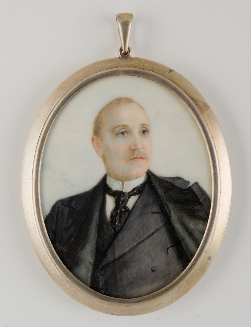 Egy férfi portréja, valószínűleg Richard Townsend alkotó: Amalia Kussner