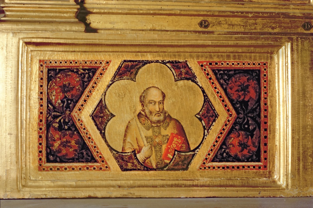 Püspök a Szűz Poliptichon koronázásáról (bal szélső predella) (lásd: 66540-66551) alkotó: Ambrogio Bondone Giotto