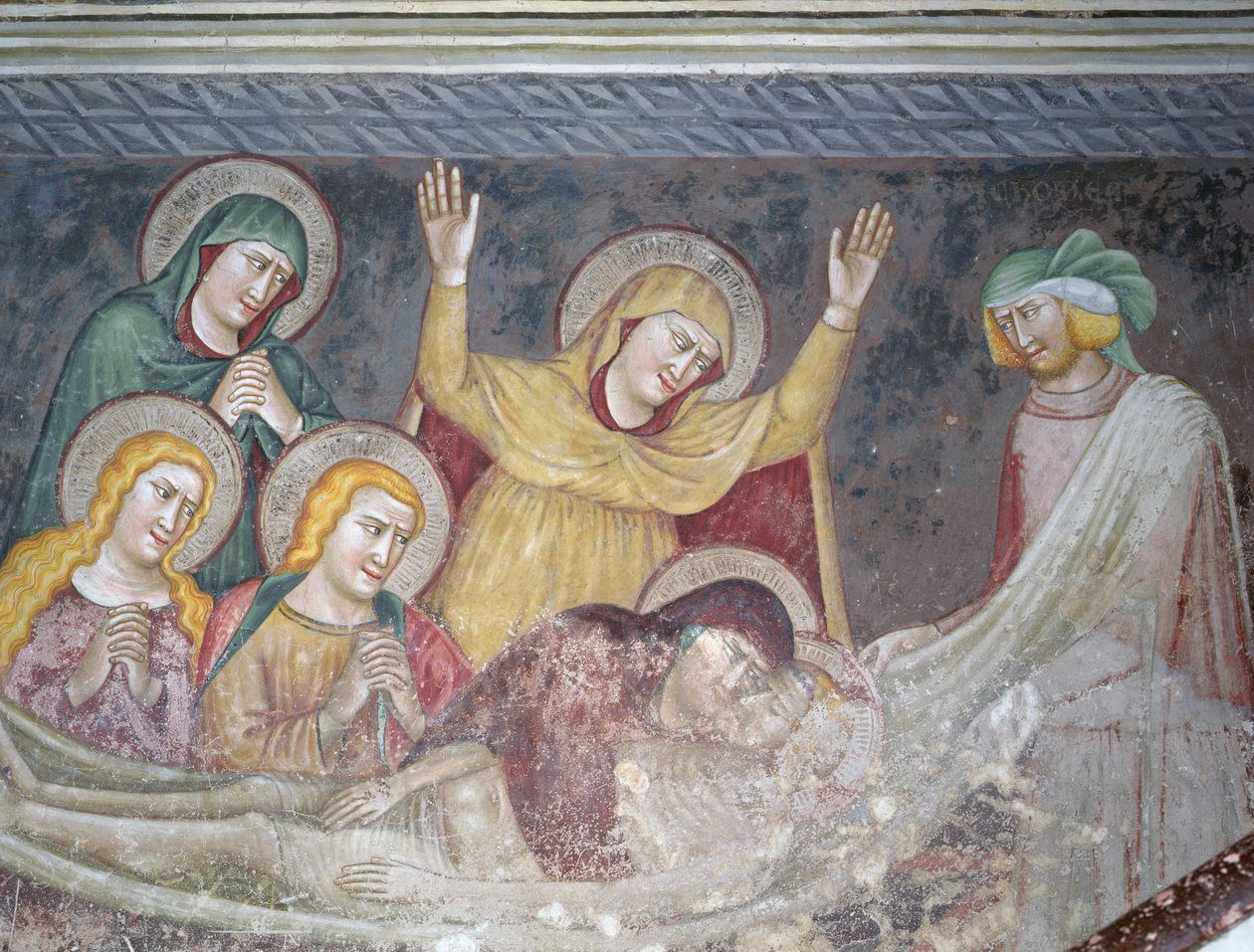 Krisztus temetése alkotó: Ambrogio Bondone Giotto