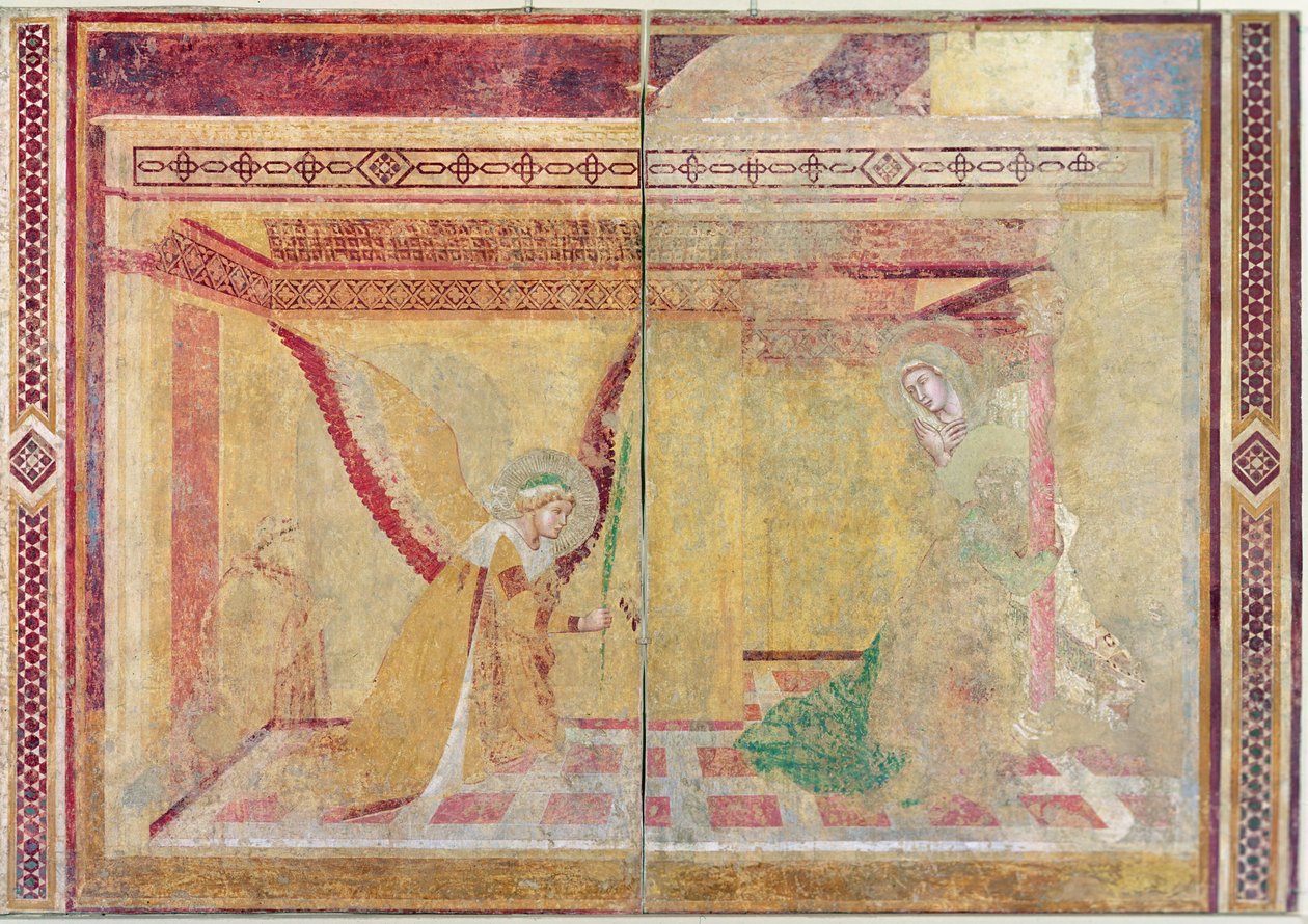 Az Angyali üdvözlet alkotó: Ambrogio Lorenzetti