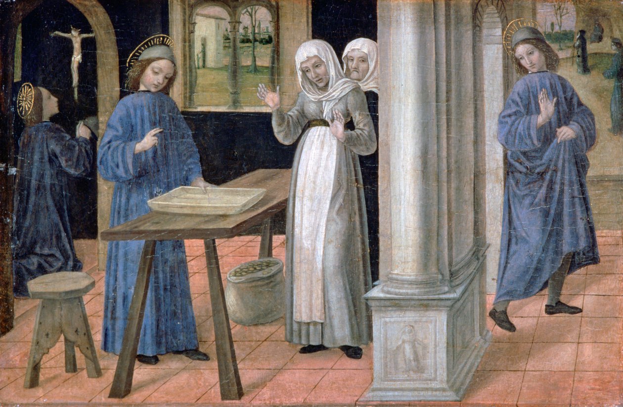 Szent Benedek, c1480-1523 alkotó: Ambrogio Bergognone