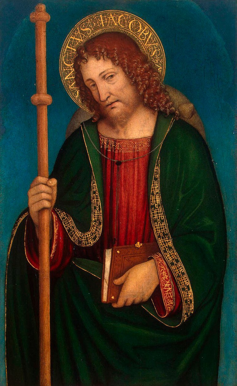 Idősebb Szent Jakab, 1500. alkotó: Ambrogio Bergognone
