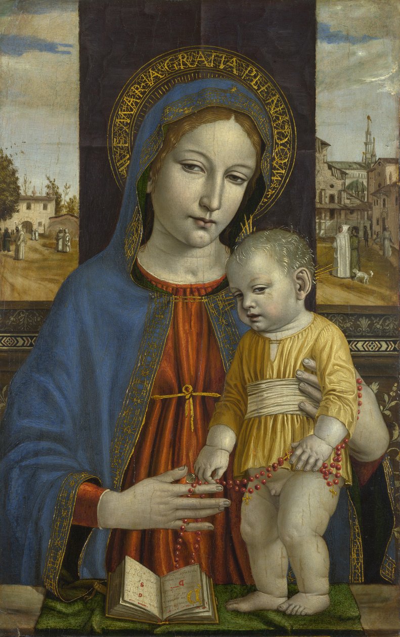 A Szűz és a Gyermek c. 1490 alkotó: Ambrogio Bergognone