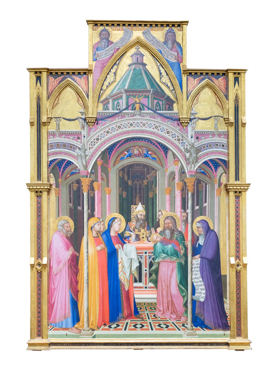 Jézus bemutatása a templomban alkotó: Ambrogio Lorenzetti