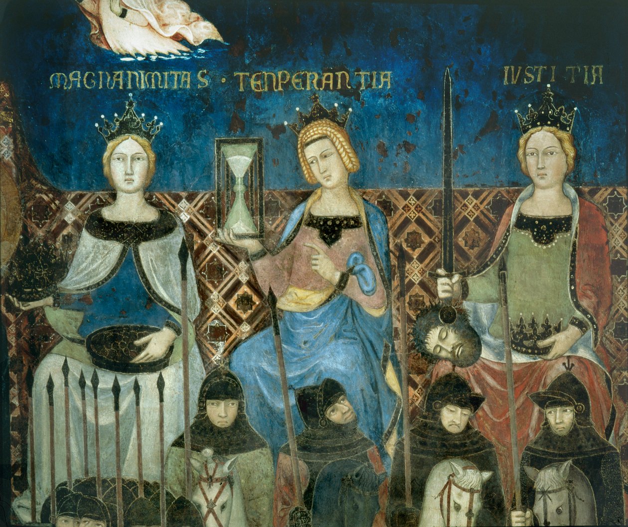 A jó kormányzás allegóriája ... (falfestmény) alkotó: Ambrogio Lorenzetti