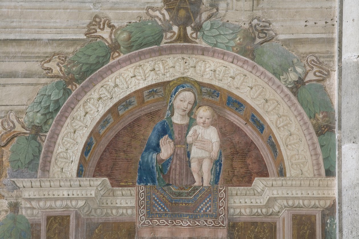 Madonna of the carpet (Madonna of the carpet) alkotó: Ambrogio da Fossano (c.1460 1523)