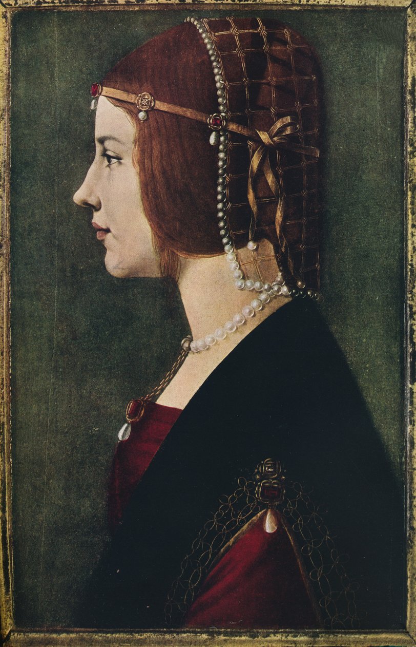 Egy fiatal lány portréja, c1490, 1936 alkotó: Ambrogio de Predis
