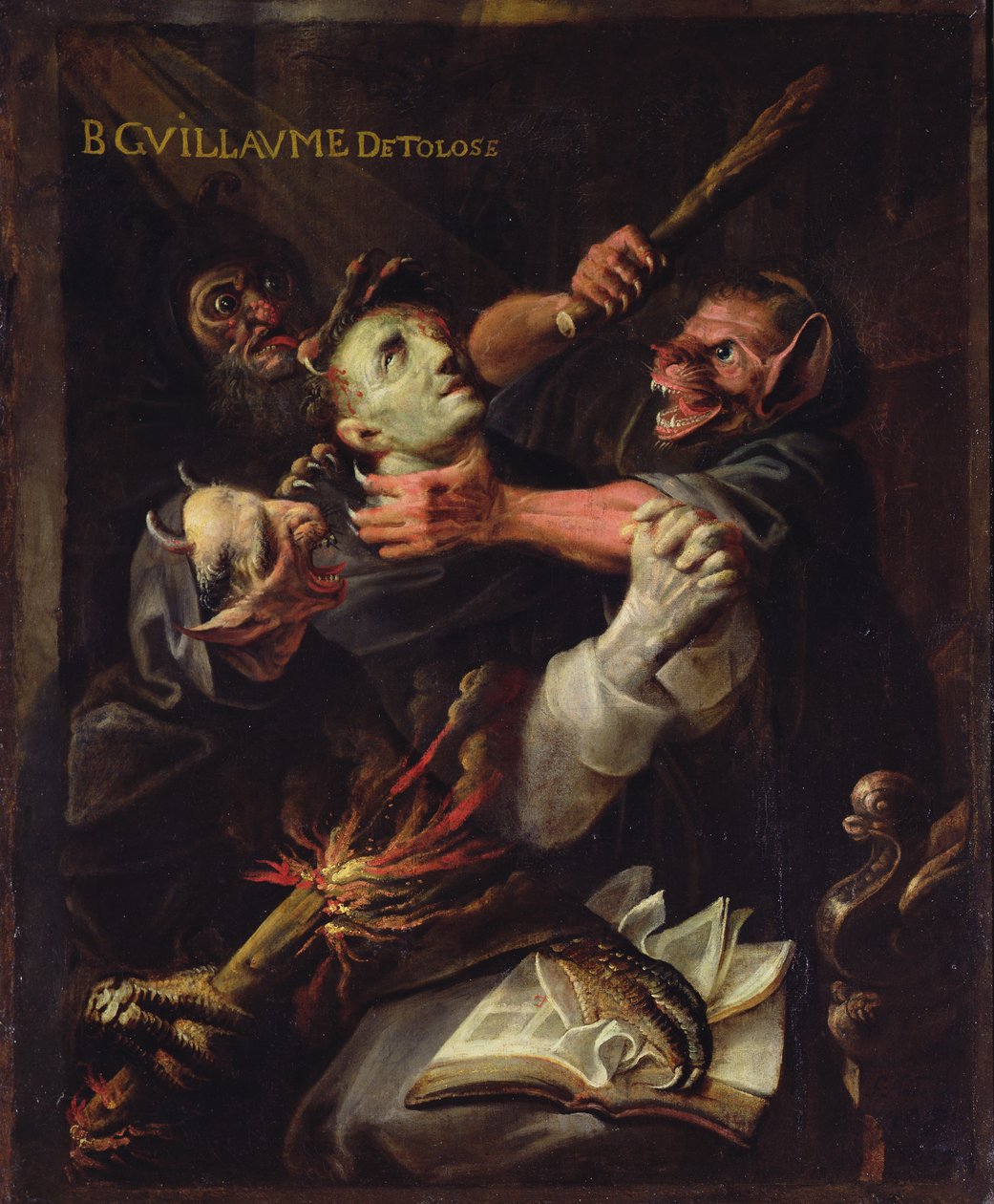 A boldog Guillaume de Toulouse (755-812) démonok gyötörték alkotó: Ambroise Fredeau