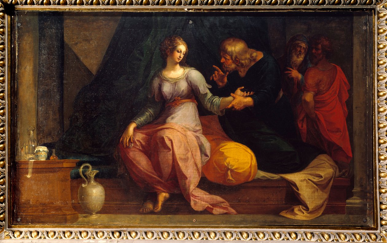 A Doktor Acestinus megvizsgálja a „Theagene és Chariclee etiópiája vagy története” című Chariclee-illusztrációt, Heliodore (Heliodoros), Emese (Kr. u. 4. század) című művét. Ambrose Dubois (1542-1614) festménye 1610 V. 1,3x2,35 m Fontainebleau Múzeum a Ch alkotó: Ambroise Dubois