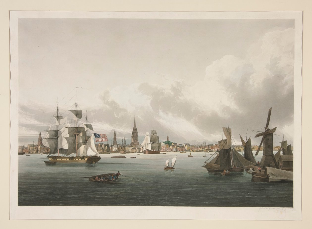 Kilátás Philadelphiára alkotó: Ambroise Louis Garneray