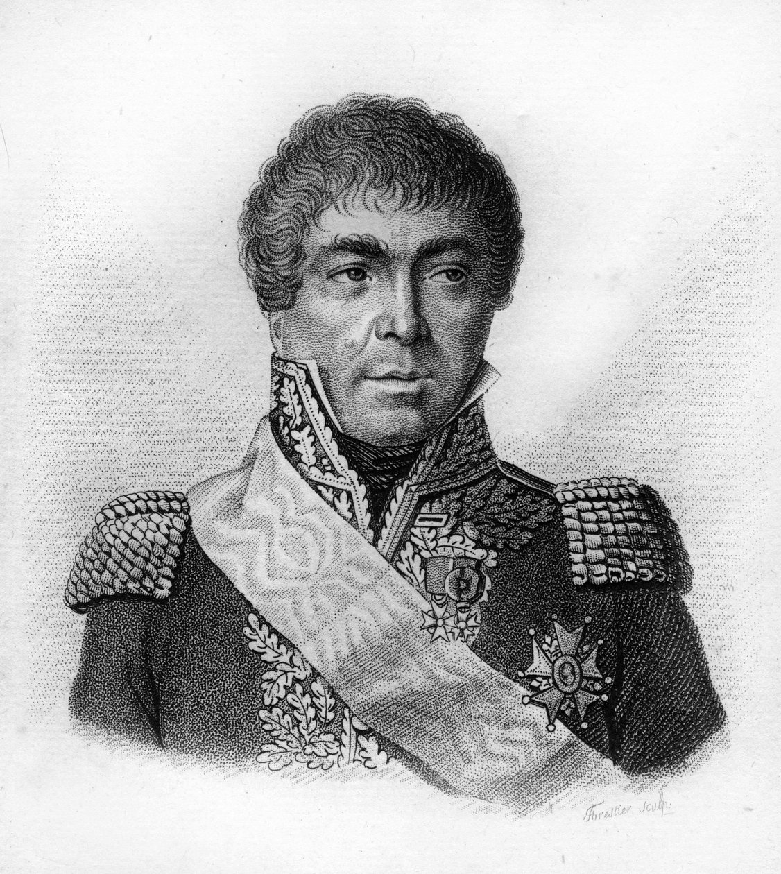 Edmé Etienne Borne DESFOURNEUES (1767-1849) – „Francia tábornokok portréi a franciák győzelmei és hódításai nyomán” c. Ambroise Tardieu metszete 1818-ban. Stella Collection. alkotó: Ambroise Tardieu
