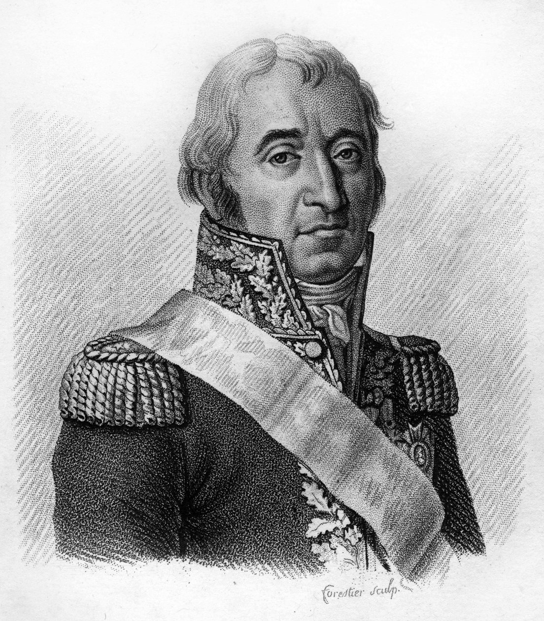 François CHASSELOUP LAUBAT (1754-1833) - „Francia tábornokok portréi a franciák győzelmei és hódításai nyomán” c. Ambroise Tardieu metszete 1818-ban. Stella Collection. alkotó: Ambroise Tardieu