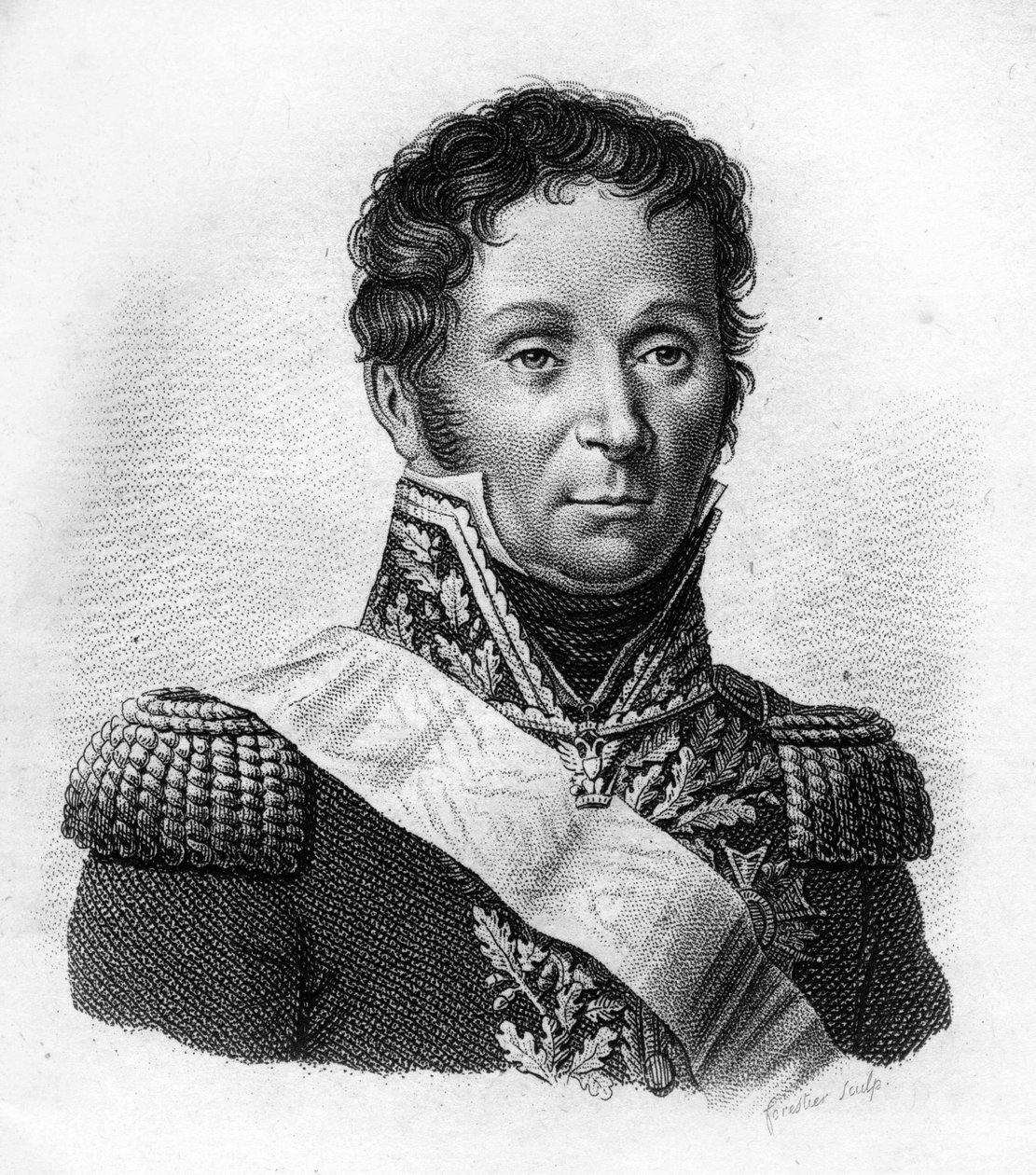 François Etienne Kellermann Fils (1770-1835), lovassági tábornok. a „Francia tábornokok portréi a franciák győzelmei és hódításai nyomán” c. Ambroise Tardieu metszete 1818-ban. Stella Collection. alkotó: Ambroise Tardieu