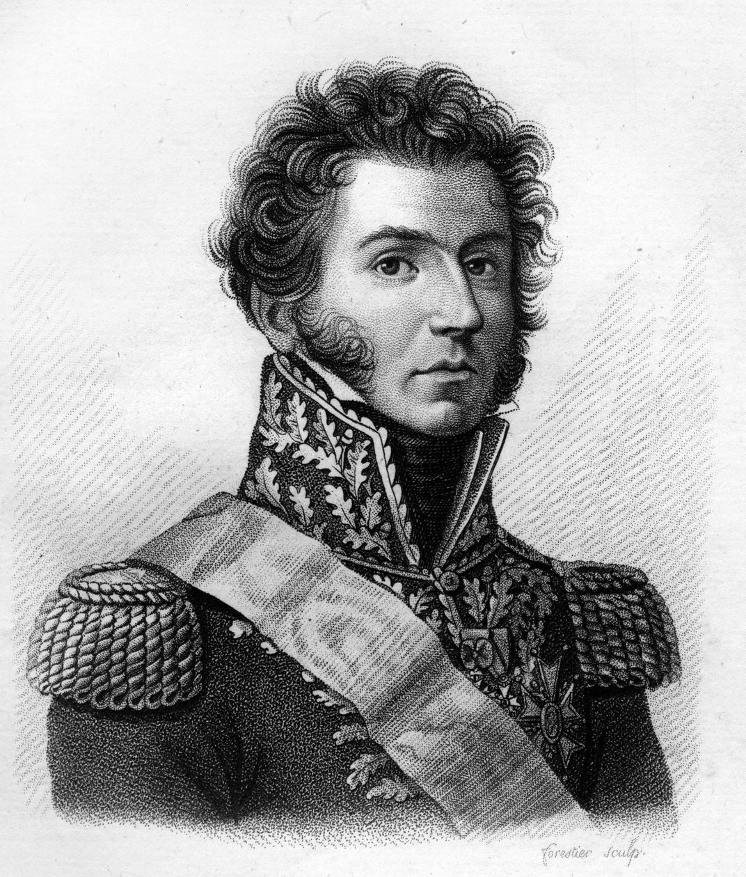 Gabriel Jean Joseph, gróf Molitor francia marsall (1770-1849).- „Francia tábornokok portréi francia győzelmek és hódítások nyomán” c. Ambroise Tardieu metszete 1818-ban. Stella Collection. alkotó: Ambroise Tardieu