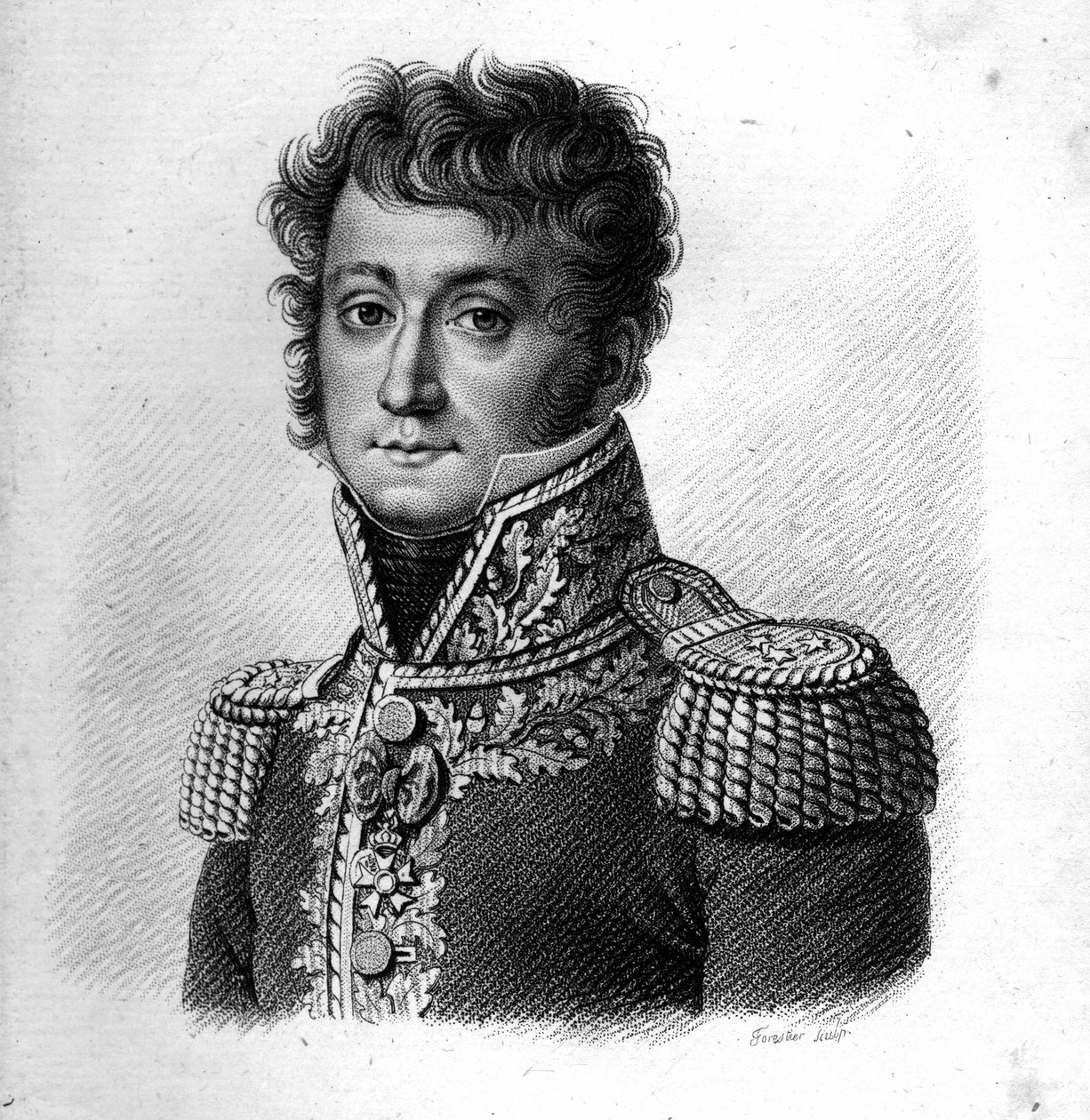 Gilbert Desiree Joseph Bachelu báró tábornok. (1777-1849).in „” A francia tábornokok arcképei””. Ambroise Tardieu metszete 1818-ban. Stella Collection alkotó: Ambroise Tardieu
