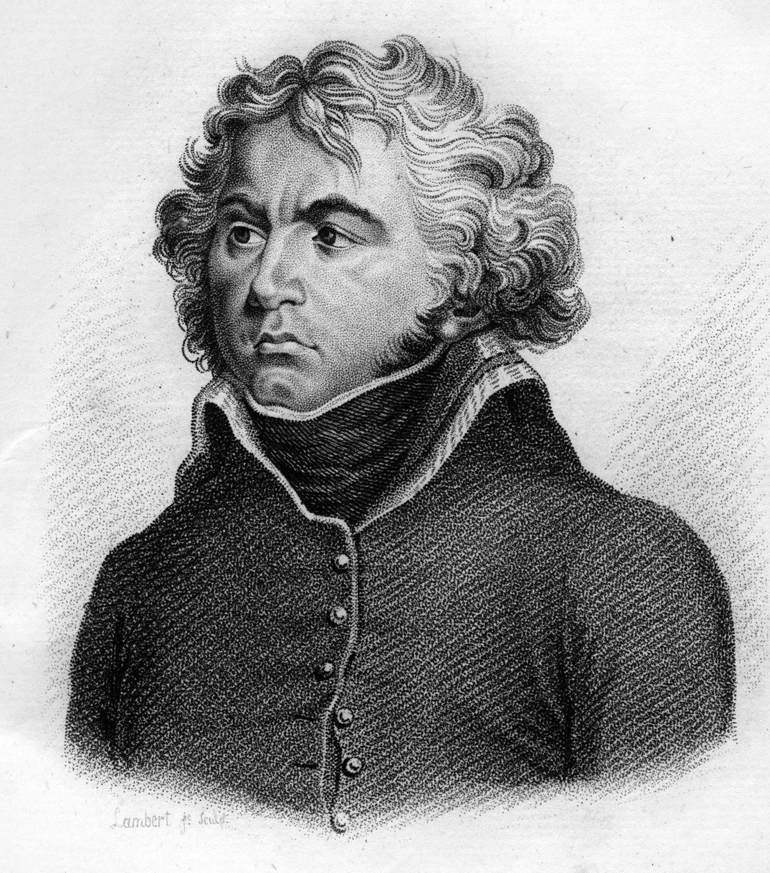 Jean - Baptiste Kléber (1753-1800), francia tábornok.- „A francia tábornokok portréi a franciák győzelmei és csatái nyomán” c. Ambroise Tardieu metszete 1818-ban. Stella Collection. alkotó: Ambroise Tardieu