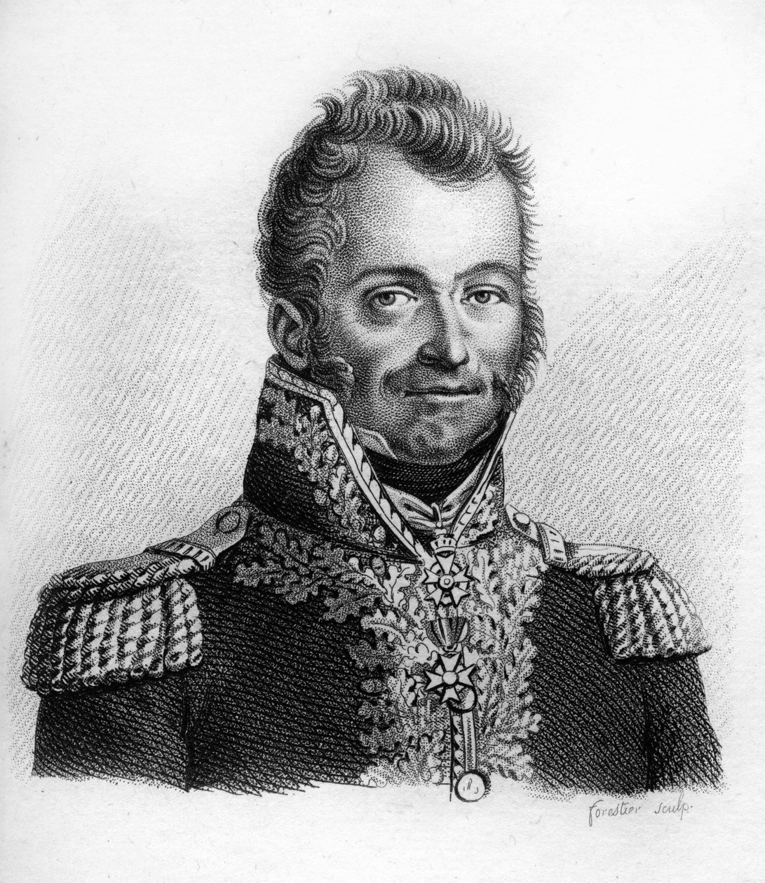 Jean François Róma, dandártábornok (1773-1826) - „Francia tábornokok portréi a franciák győzelmei és hódításai nyomán” c. Ambroise Tardieu metszete 1818-ban. Stella Collection. alkotó: Ambroise Tardieu
