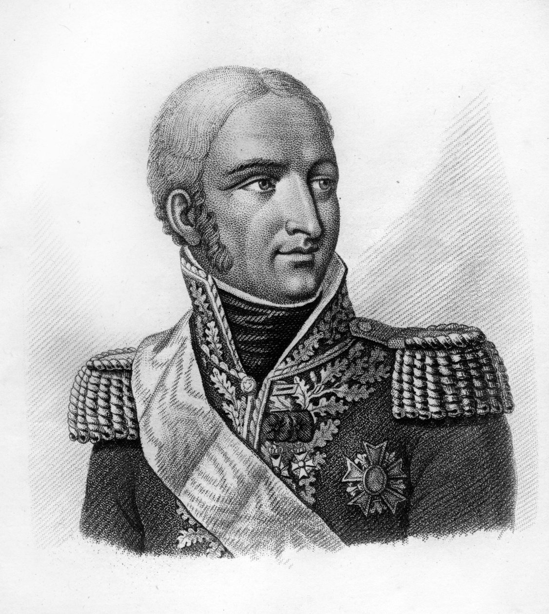 Jean Joseph Paul Augustin Dessolles (vagy Jean-Joseph Dessoles (1767-1828) - A francia tábornokok portréi a franciák győzelmei és hódításai után"" - Ambroise Tardieu sírja 1818-ban - Stella Collection alkotó: Ambroise Tardieu
