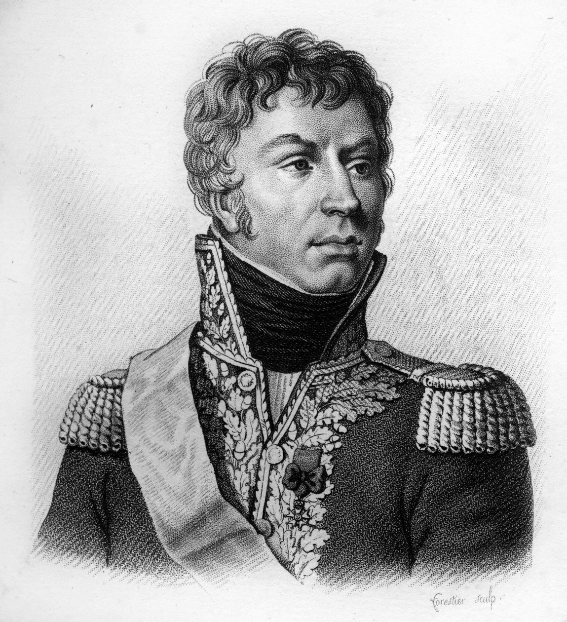 Jean Louis Ebenezer REYNIER (1771-1814) - „Francia tábornokok portréi a franciák győzelmei és hódításai nyomán” c. Ambroise Tardieu metszete 1818-ban. Stella Collection. alkotó: Ambroise Tardieu