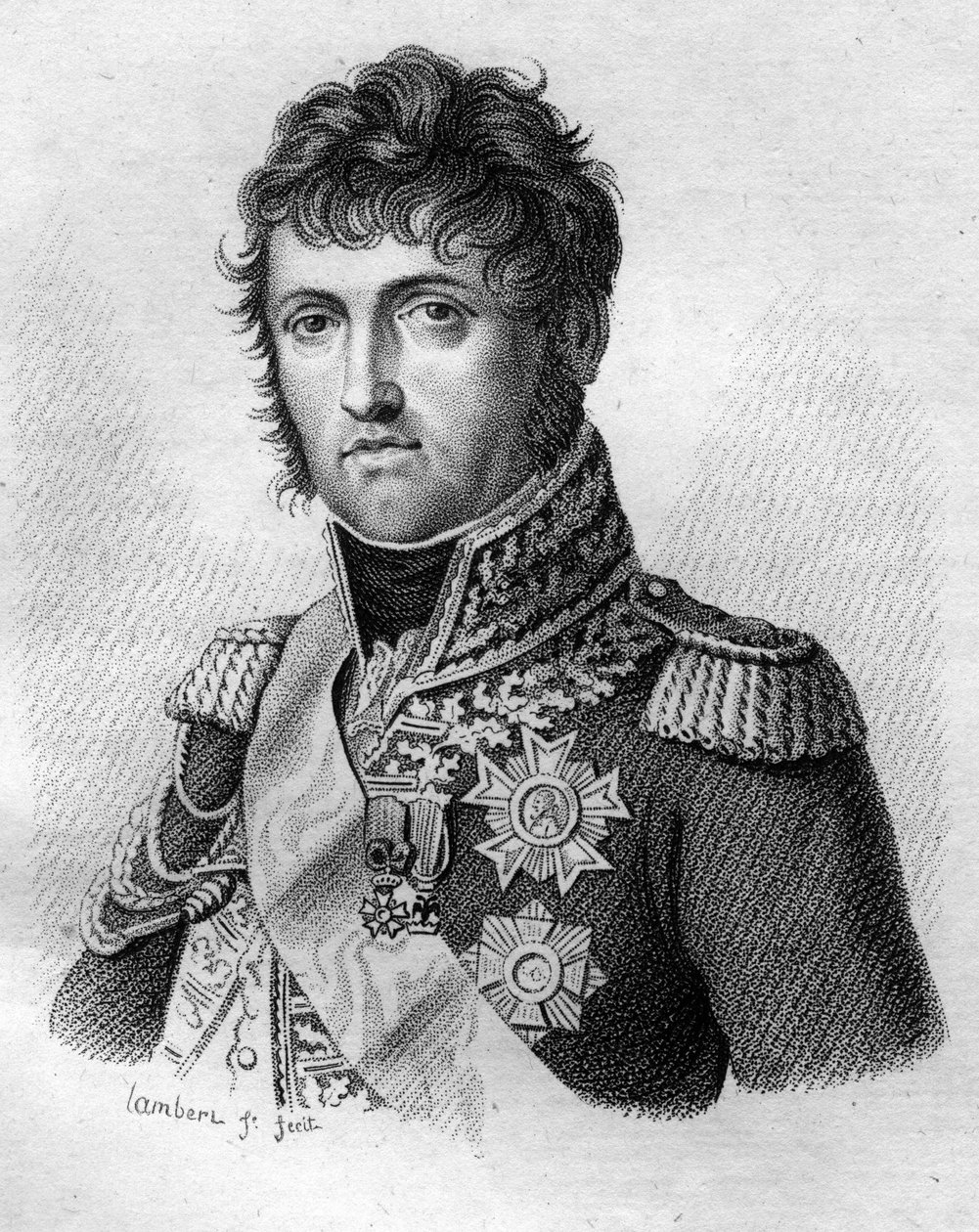 Isten János Nicolas Soult, Dalmácia hercege. Tábornok, majd Franciaország marsallja (1769 - 1851) a ""Francia tábornokok portréi a franciák győzelmei és hódításai nyomán" című művében. Metszett: Ambroise Tardieu 1818-ban. Stella Collection. alkotó: Ambroise Tardieu