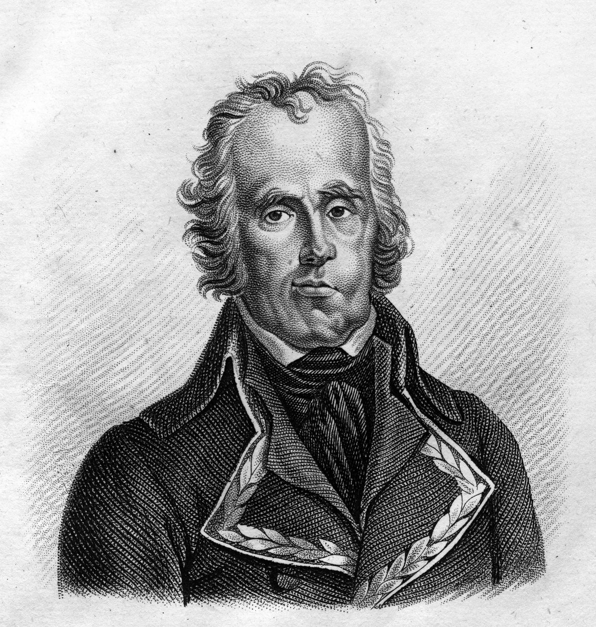 Le General Jean Nicolas Houchard (1740-1793) - in” A francia tábornokok portréi a franciák győzelmei és hódításai nyomán””. Ambroise Tardieu metszete 1818-ban. Stella Collection. alkotó: Ambroise Tardieu