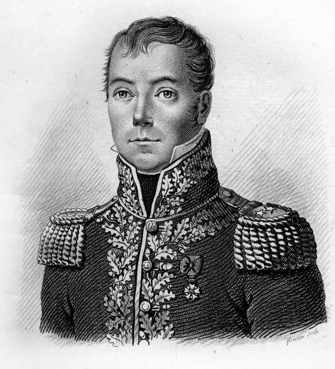 Jean Pierre BECHE tábornok. 1770-1814.in „”Francia tábornokok portréi””. Ambroise Tardieu metszete 1818-ban. Stella Collection alkotó: Ambroise Tardieu
