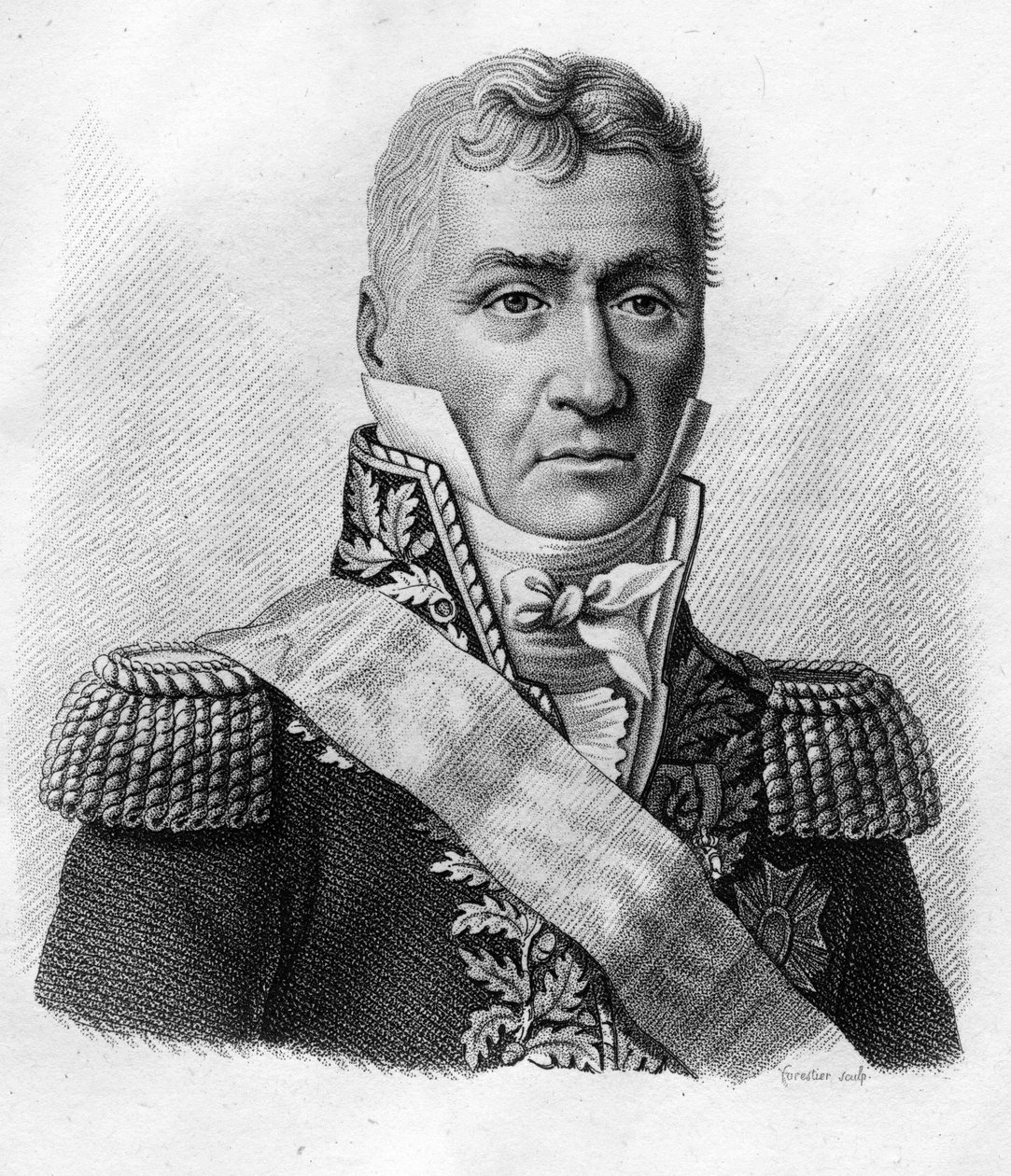 Louis Friant (1758-1829) - A francia tábornokok portréiban a franciák győzelmei és hódításai nyomán. Ambroise Tardieu metszete 1818-ban. Stella Collection. alkotó: Ambroise Tardieu