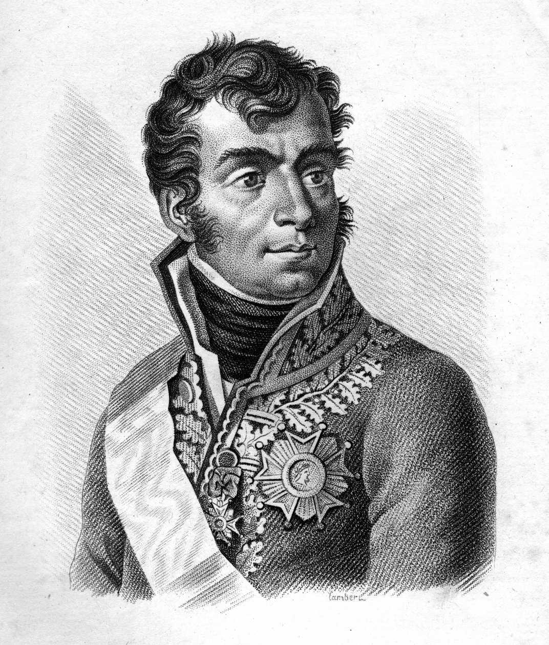 Marechal Auguste Frederic Louis (Auguste-Frederic-Louis) de Viesse de Marmont (1774-1852), Raguse hercege – A francia tábornokok portréi a franciák győzelmeit és hódításait követően”””””. Ambroise Tardieu metszete 1818-ban. Stella Collection. alkotó: Ambroise Tardieu
