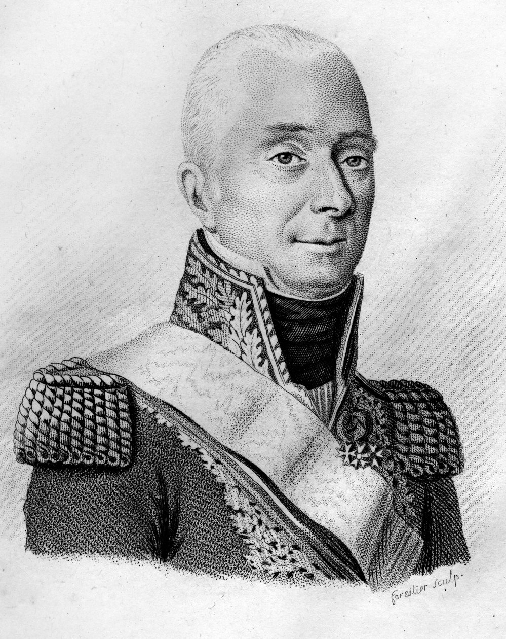 Mathieu Dumas (1753-1837) - in” A francia tábornokok portréi a franciák győzelmei és hódításai nyomán”” Metszett: Ambroise Tardieu 1818-ban. Stella Collection. alkotó: Ambroise Tardieu