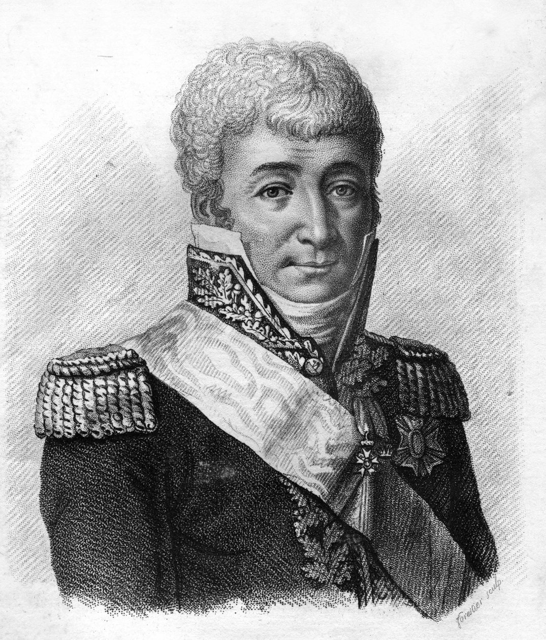 Pierre François Charles Augereau, Castiglione hercege (Augereau marsall) Franciaország marsallja (Párizs alkotó: Ambroise Tardieu
