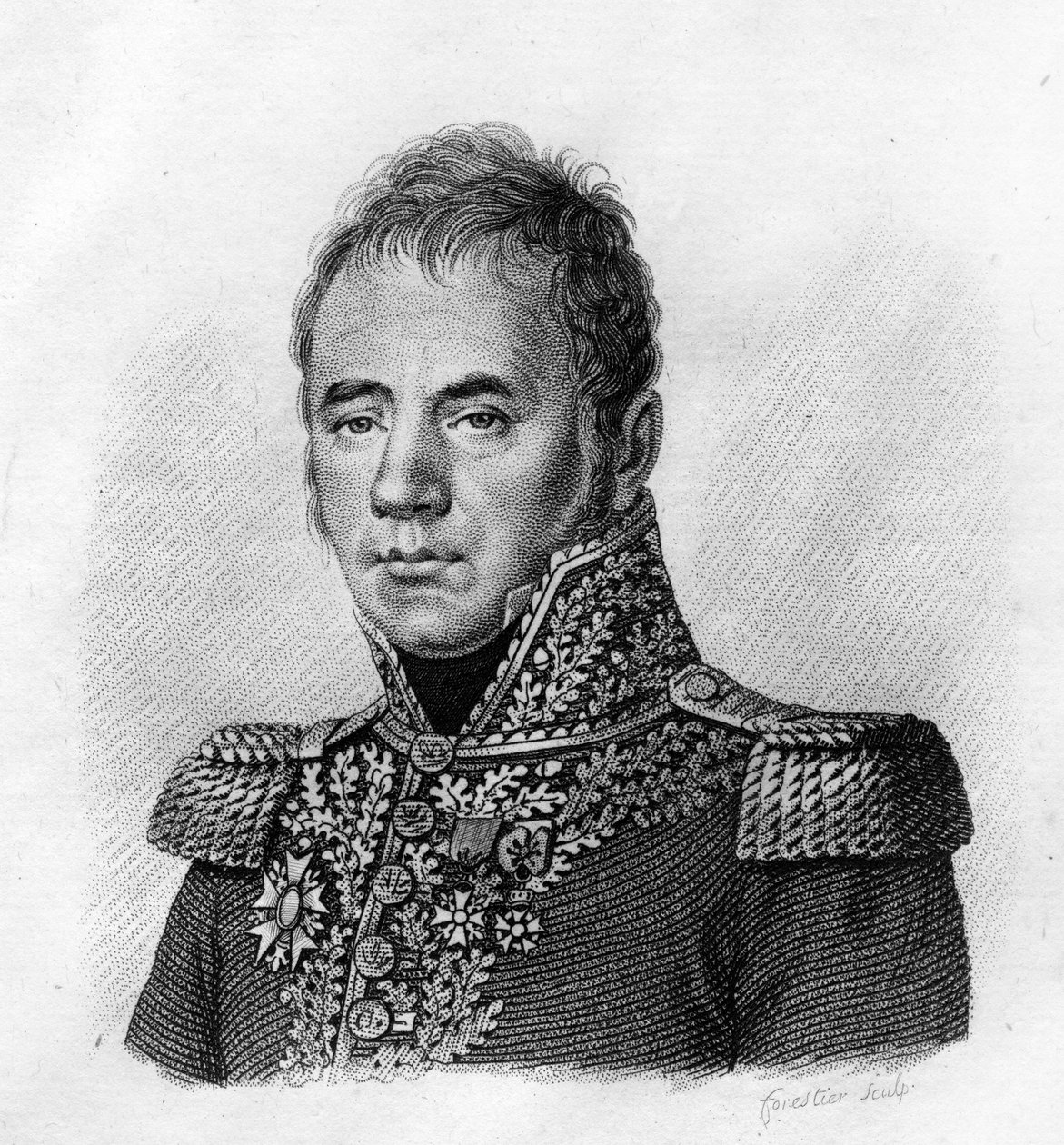 Pierre Joseph Habert (1773-1825) - „A francia tábornokok portréi a franciák győzelmei és hódításai nyomán” c. Ambroise Tardieu metszete 1818-ban. Stella Collection. alkotó: Ambroise Tardieu