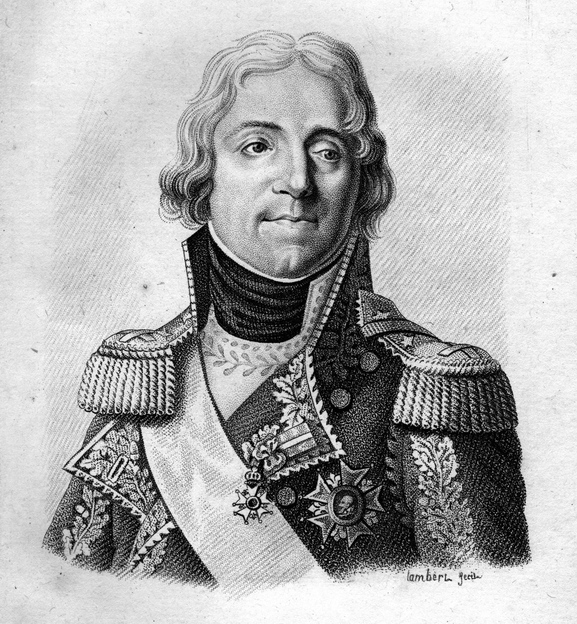 Pierre Riel, gróf, majd de Beurnonville márki francia marsall (1752-1821) – „Francia tábornokok portréi a franciák győzelmei és hódításai nyomán” c. Ambroise Tardieu metszete 1818-ban. Stella Collection. alkotó: Ambroise Tardieu