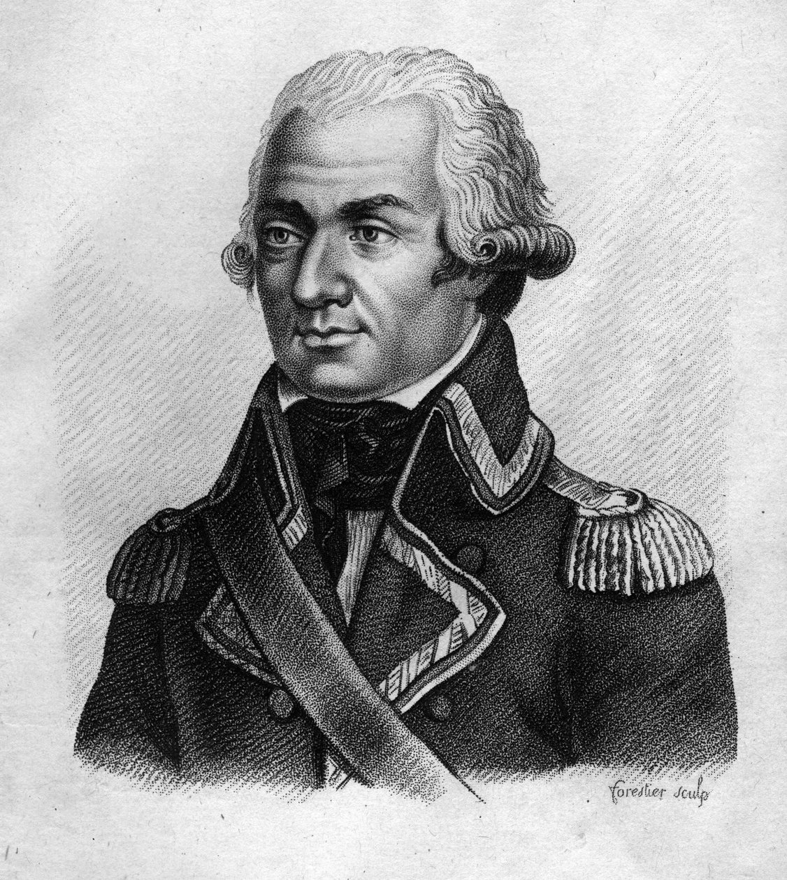 Charles François du Périer dit Dumouriez (1739-1823), francia tábornok portréja.- a „Francia tábornokok portréi a franciák győzelmei és csatái nyomán”-ban” Metszett Ambroise Tardieu 1818-ban. Stella Collection. alkotó: Ambroise Tardieu