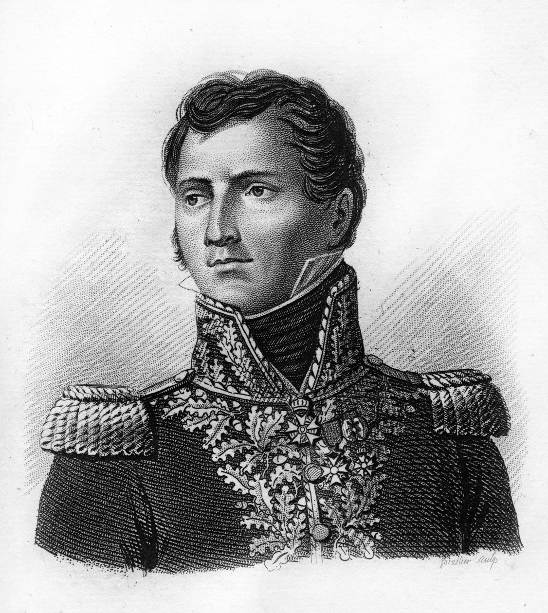 Pierre François Joseph du CREUX Farin tábornok portréja 1770-1835.- in” A francia tábornokok portréi a franciák győzelmei és hódításai után””. Ambroise Tardieu metszete 1818-ban. Stella Collection. alkotó: Ambroise Tardieu