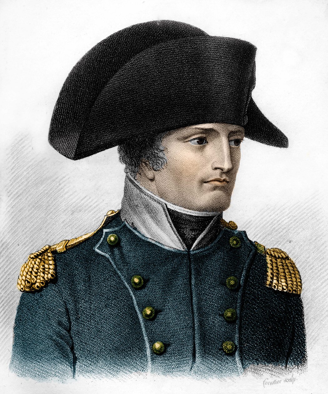 Napóleon portréja az austerlitzi csata idején (1805) - a „” A francia tábornokok portréi a franciák győzelmeit és hódításait követően” című részben. Ambroise Tardieu sírja 1818-ban. Stella Collection. alkotó: Ambroise Tardieu