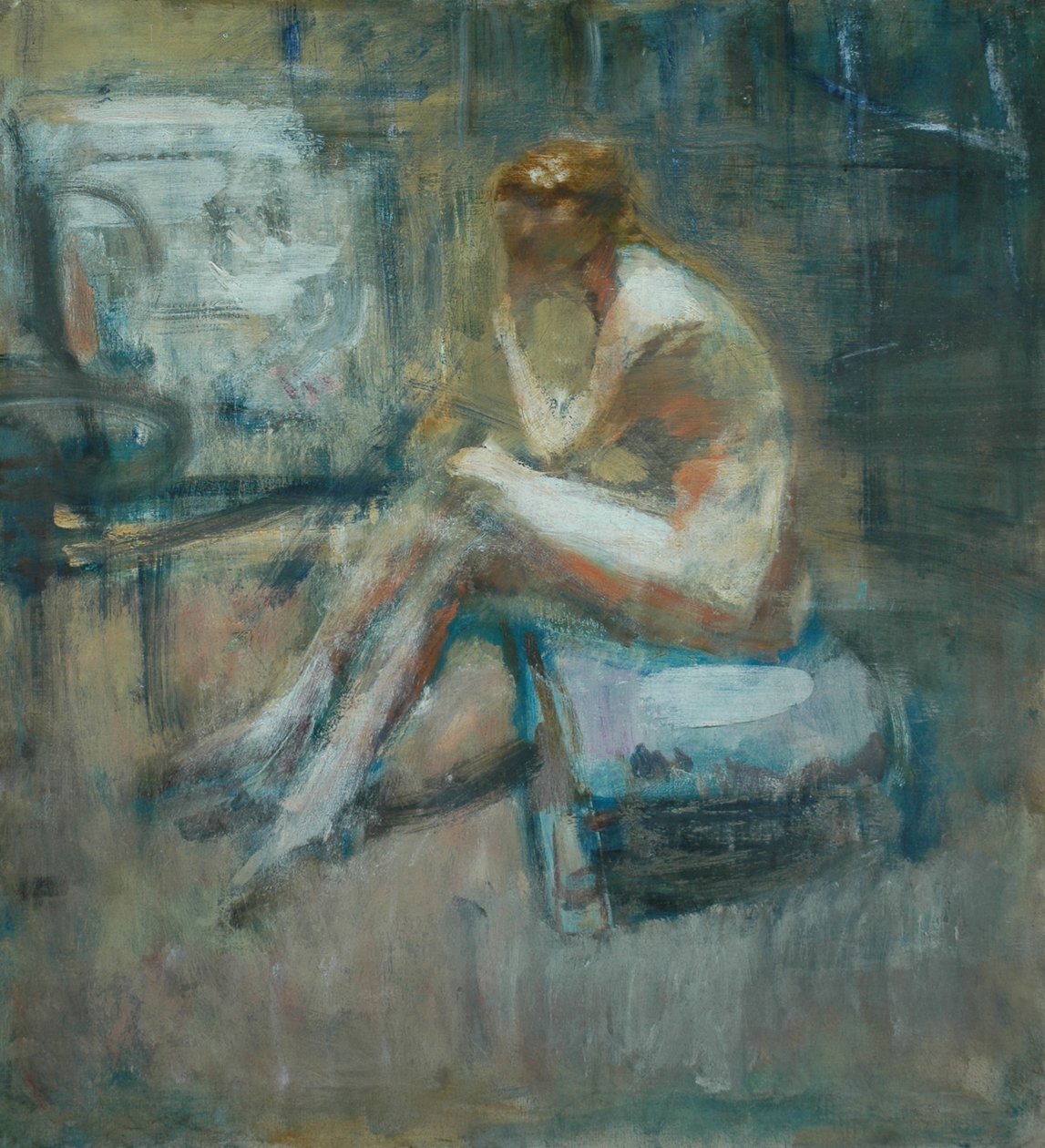 Ülő akt, 1920 körül alkotó: Ambrose McEvoy