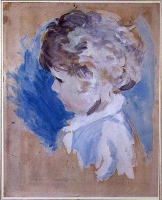 Gyermekfej (akvarell papíron) alkotó: Ambrose McEvoy