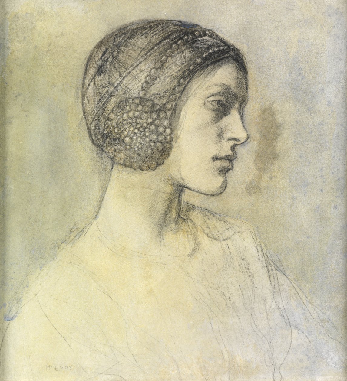 Anais, Beguint visel, 1822 körül alkotó: Ambrose McEvoy