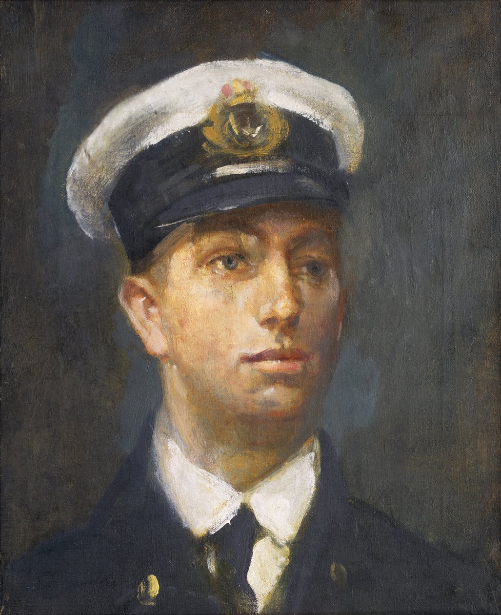 William Edward Sanders hadnagy, DSO, RNR (1883-1917), 1918 körül (olaj, vászon) alkotó: Ambrose McEvoy