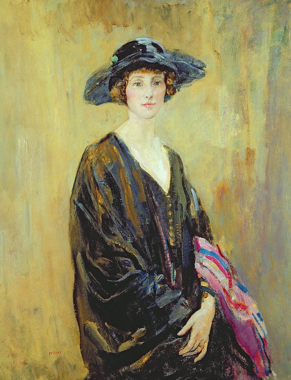 Dorothy Una Ratcliffe (1891-1967) portréja (olaj, vászon) alkotó: Ambrose McEvoy