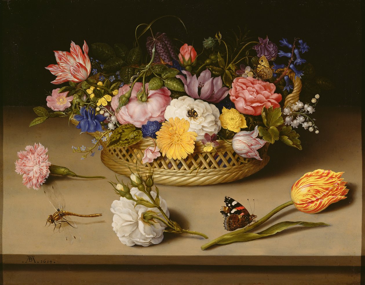 Virág csendélet alkotó: Ambrosius the Elder Bosschaert