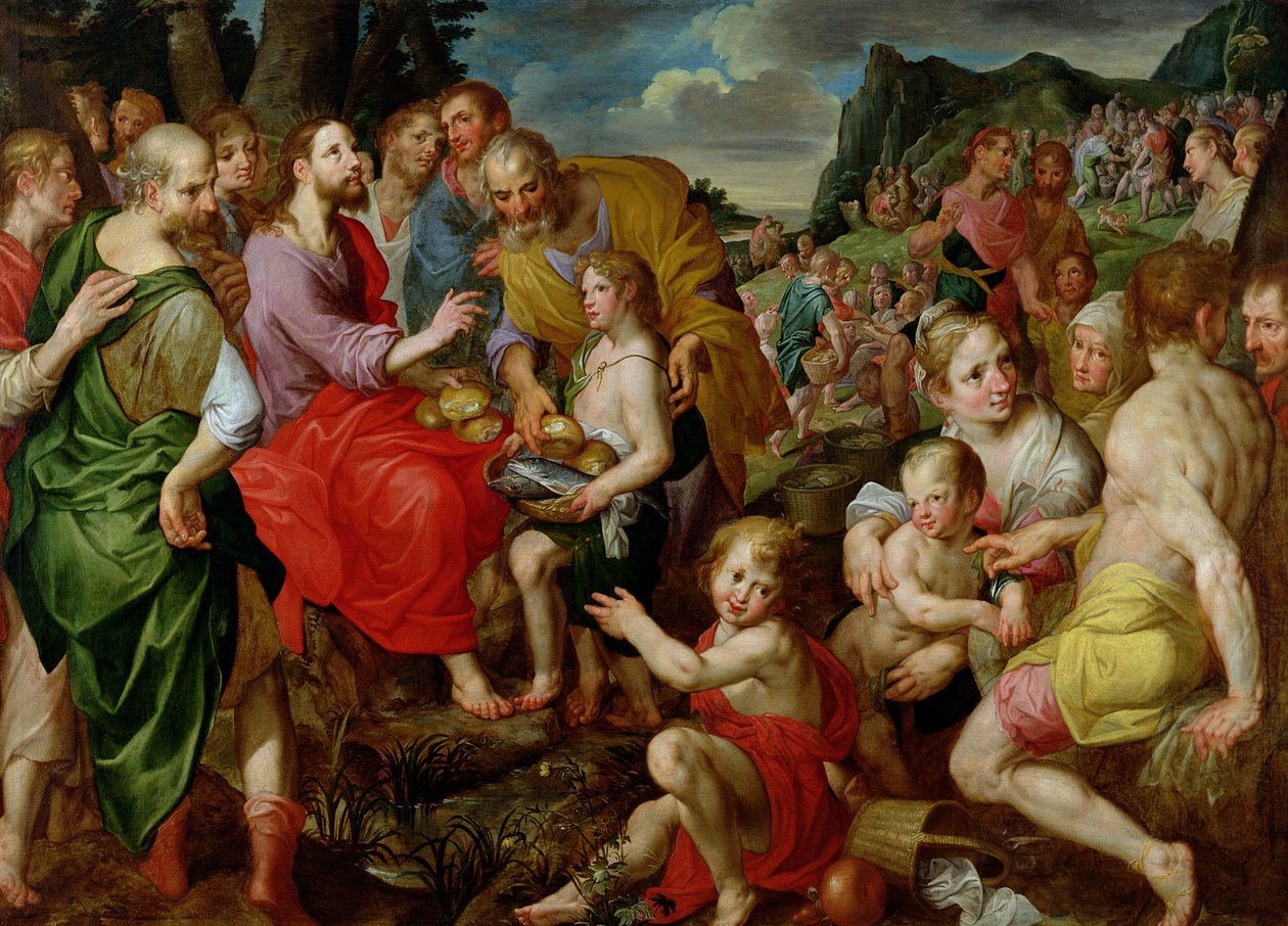 Az ötezrek táplálása alkotó: Ambrosius the Elder Francken or Franck