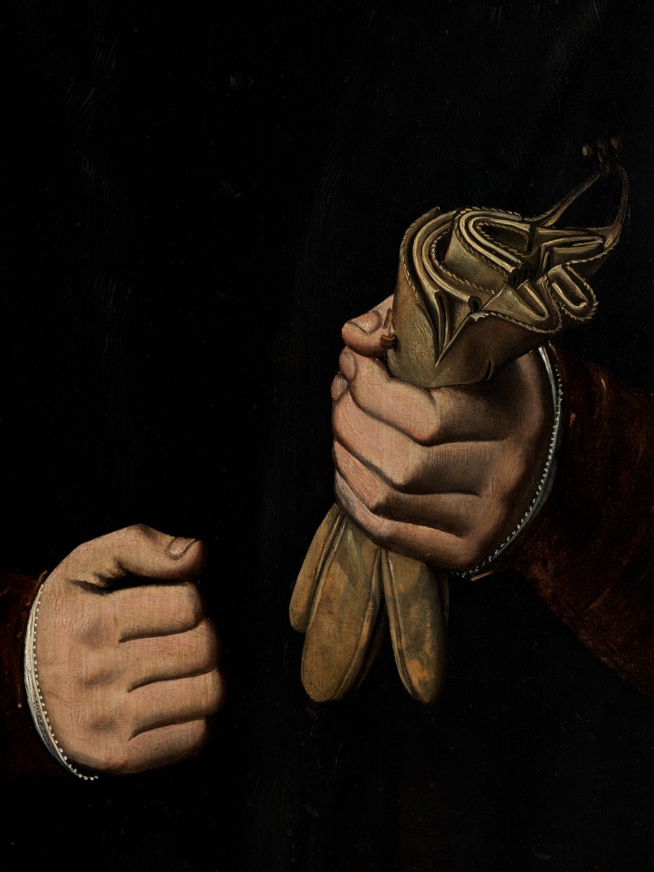 Részlet Otho Stochoven portréjából (olaj a táblán) alkotó: Ambrosius Benson