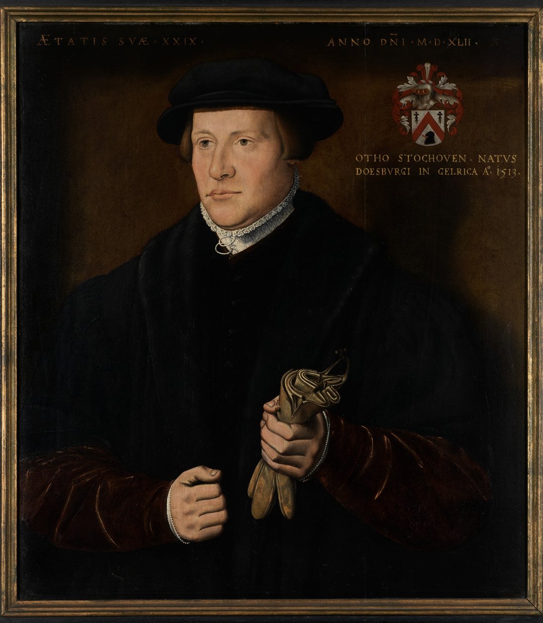 Otho Stochoven portréja (olaj a panelen) alkotó: Ambrosius Benson