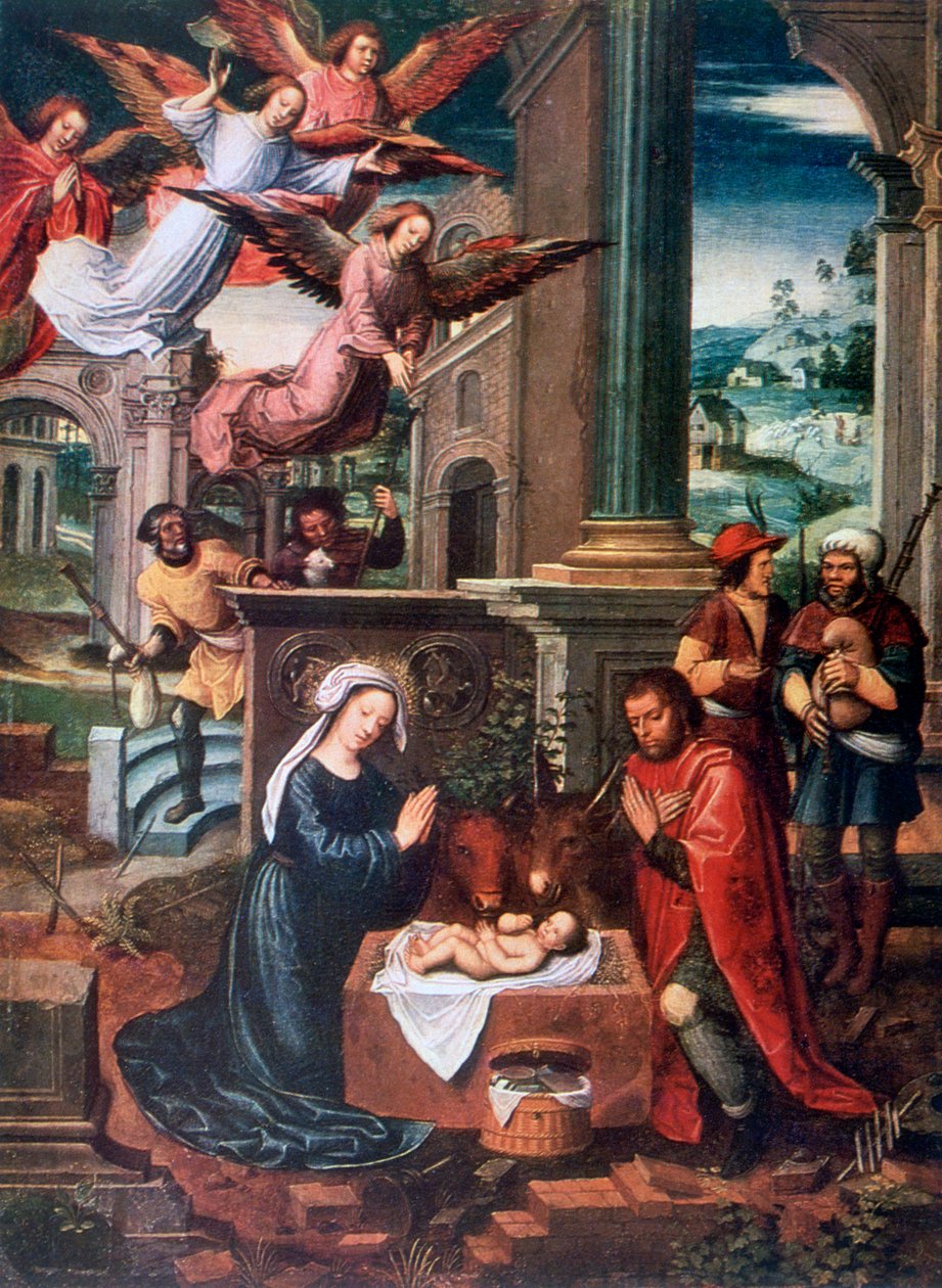 Születés, 1500-1550 alkotó: Ambrosius Benson