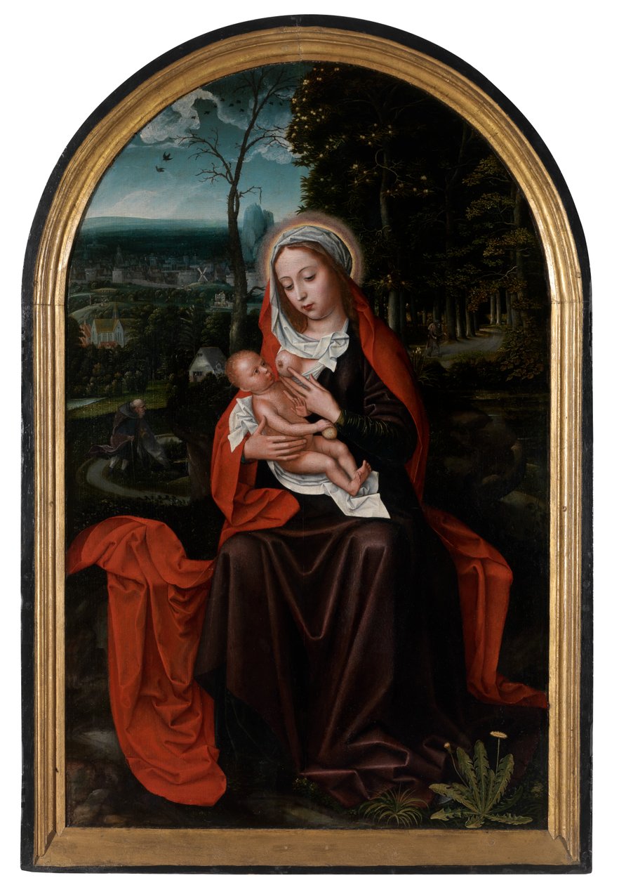 A többi az egyiptomi repülésen (olaj a panelen) alkotó: Ambrosius Benson