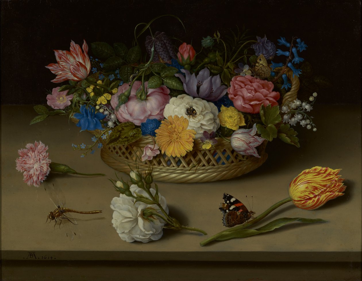 Virág csendélet alkotó: Ambrosius Bosschaert the Elder