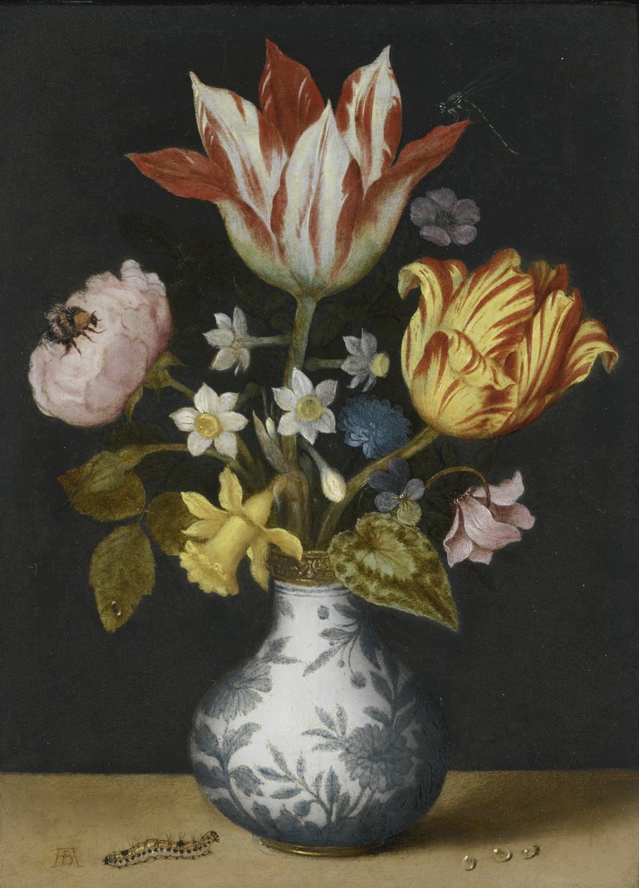 Virágcsendélet Wan-Li vázában alkotó: Ambrosius Bosschaert the Elder